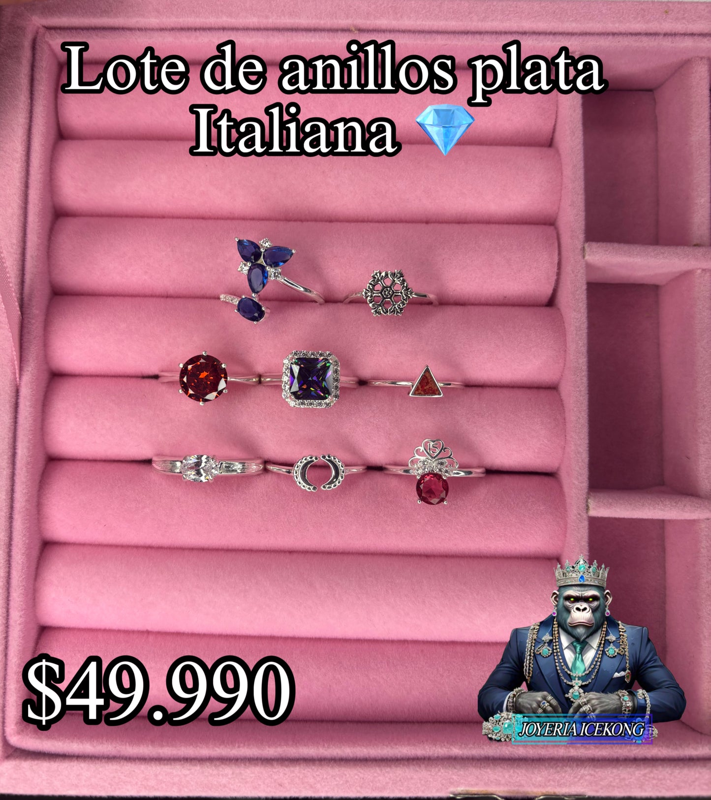 Lote Anillos Mujer