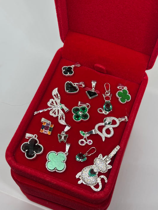 Lote de Colgantes Verdes 💎