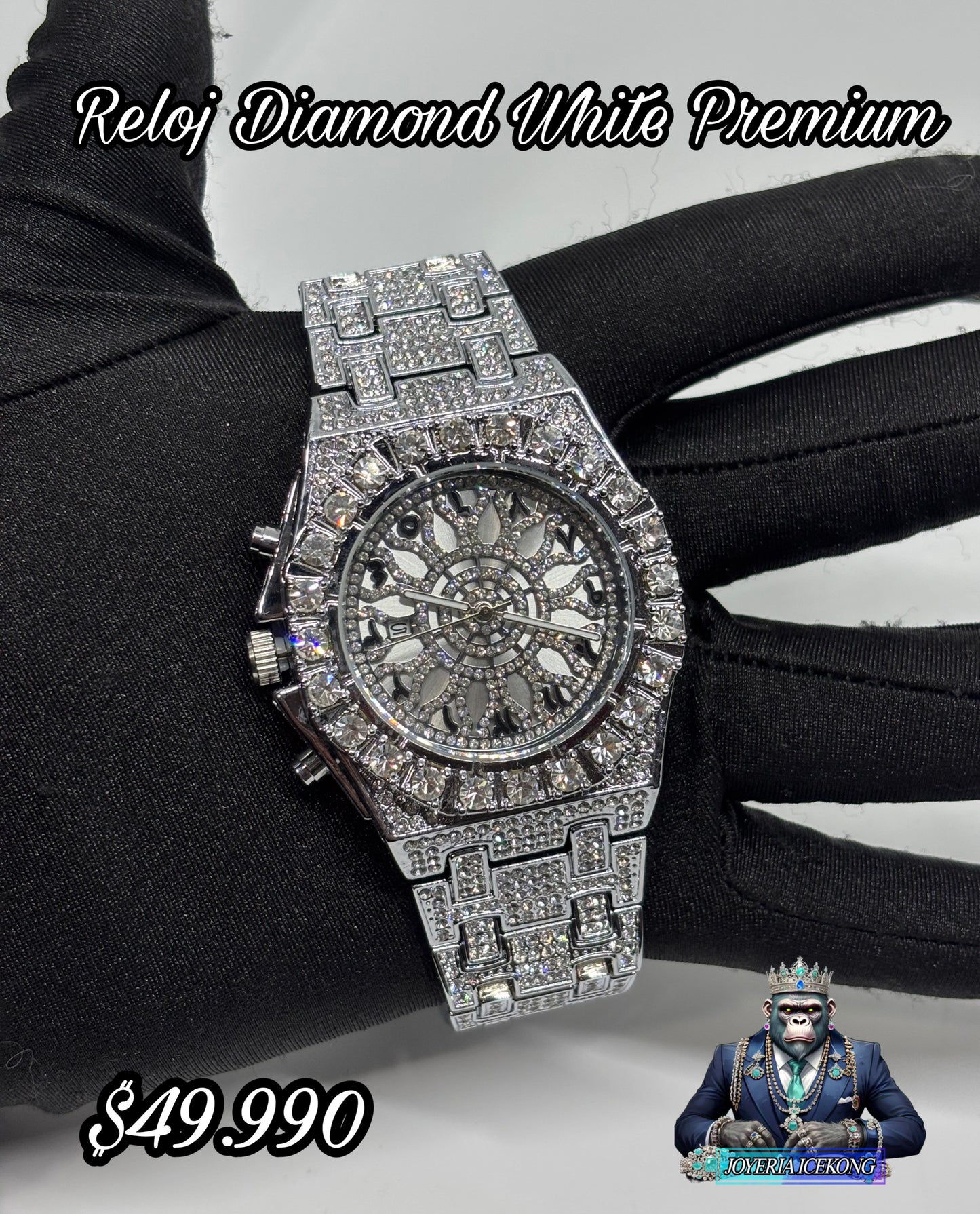 Reloj Diamond White Premium 💎