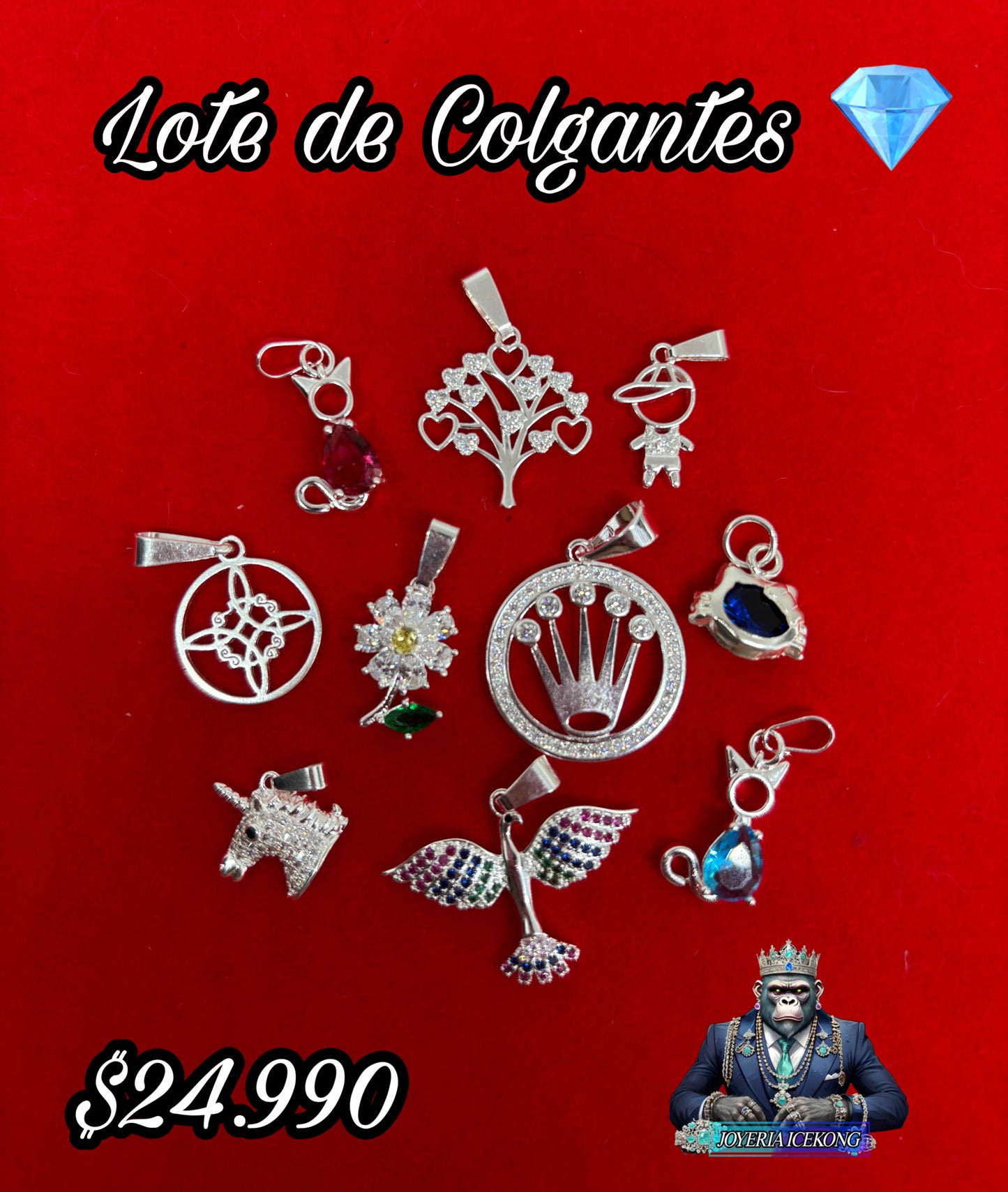 Lote de Colgantes