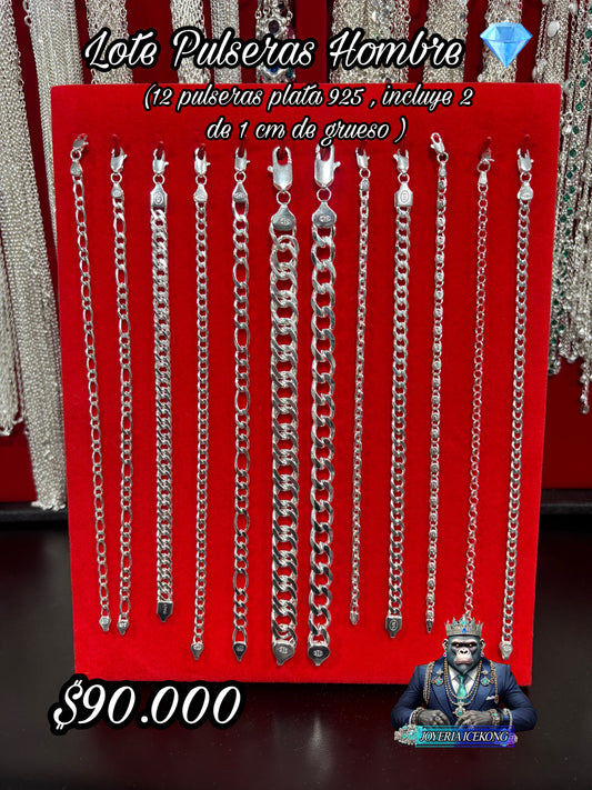 Lote Pulseras Hombre 💎