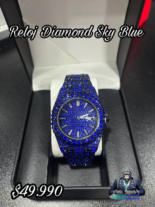 Reloj Diamond Sky Blue 💎