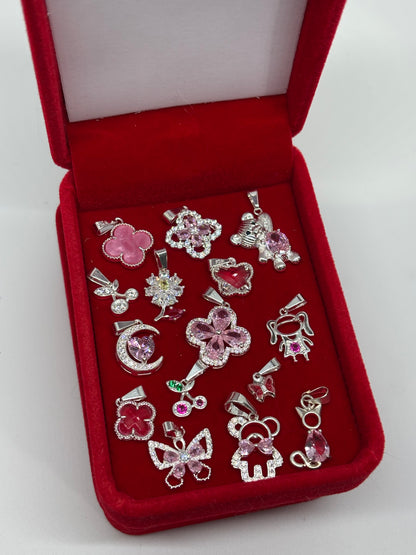 Lote Colgantes Pink 💎