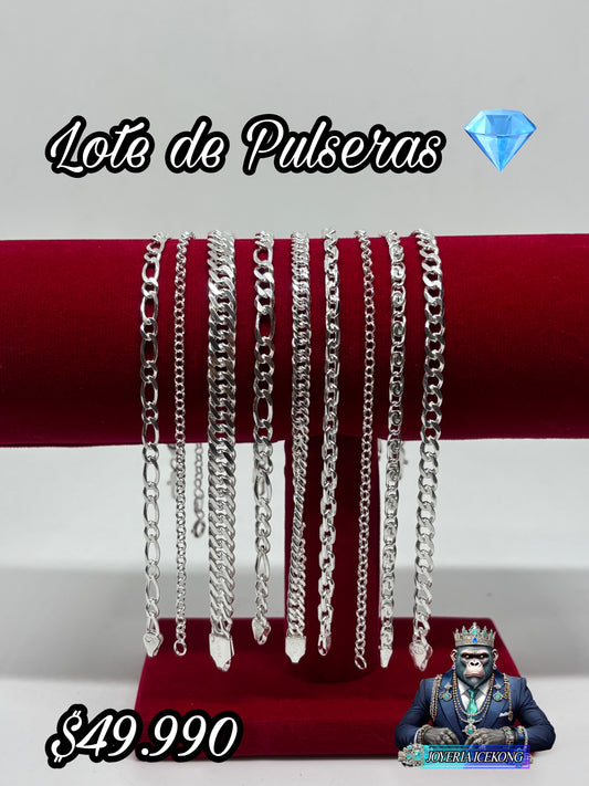 Lote Pulseras Hombre