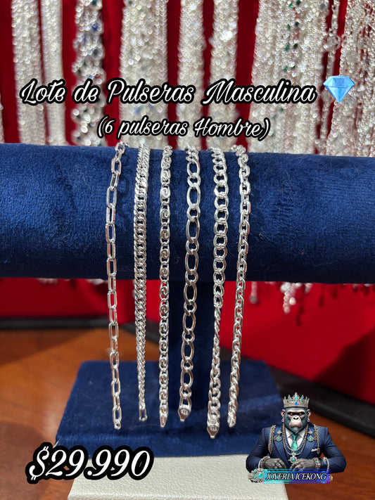 Lote de Pulseras Masculino