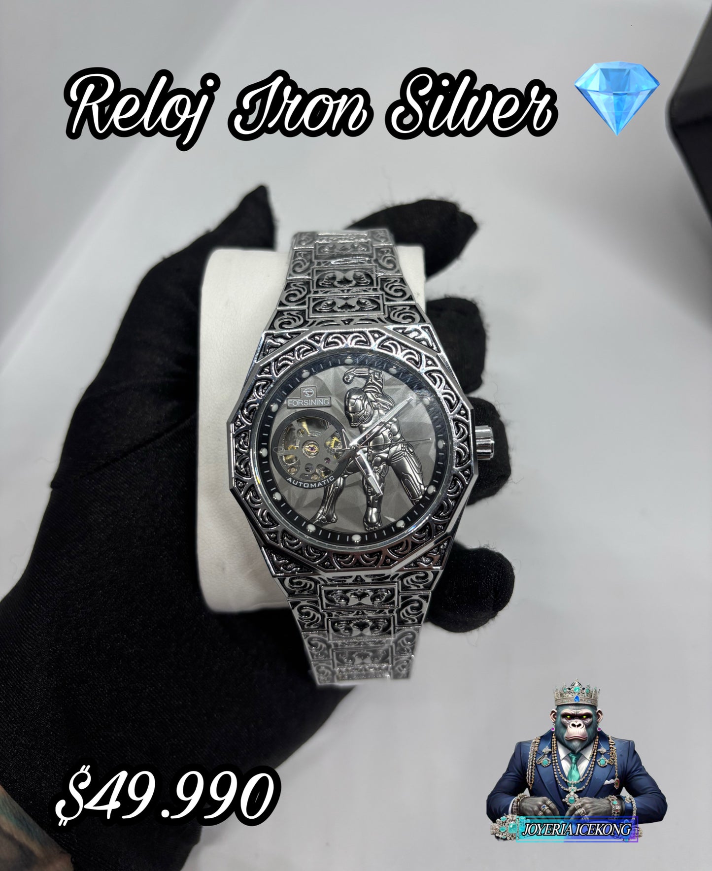 Reloj Iron Silver 💎