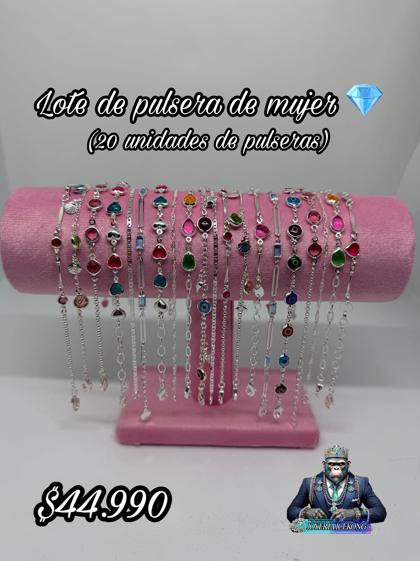 Lote de pulseras de mujer
